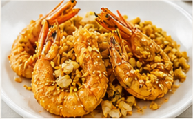 กุ้งทอดกระเทียม